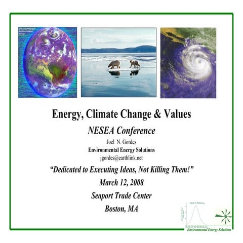 NESEA 08 Climate & Values 