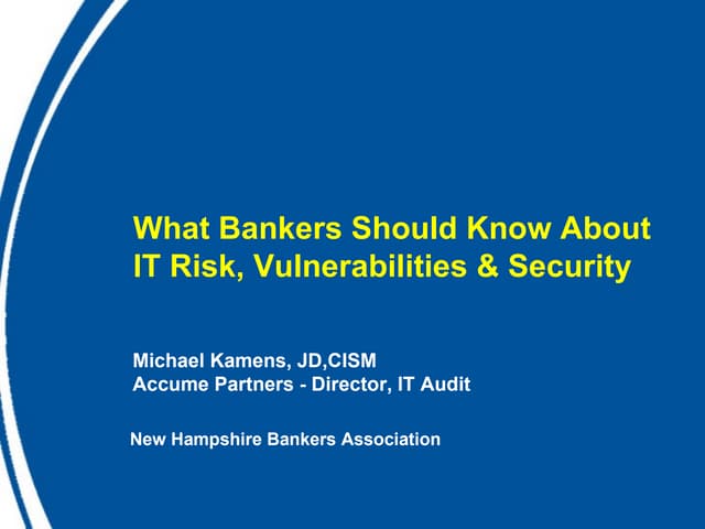 NH Bankers 10 08 07 Kamens