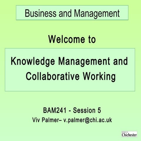 Knowledge Management