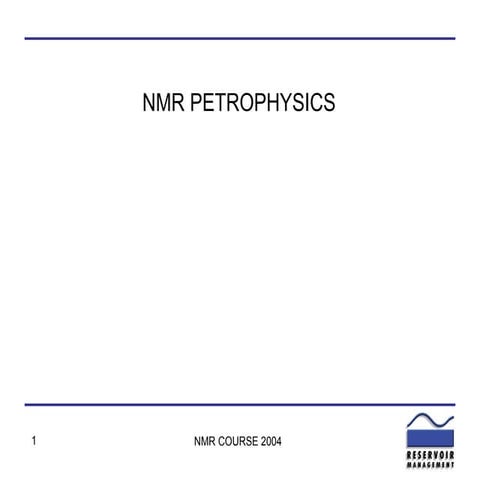 Nmr Course