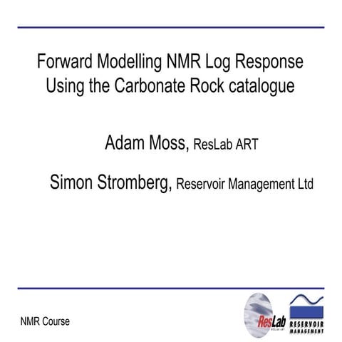 Nmr  Spwla Carbonates