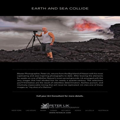 Peter Lik New Volcano images