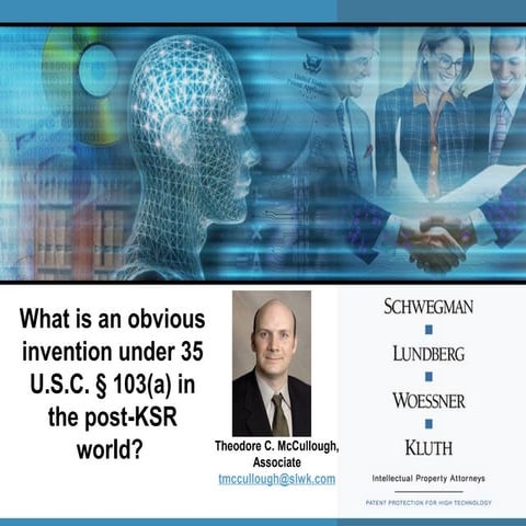 06-Patent Non-Obviousness 35 USC §103 | PPT