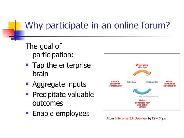 Online Forums