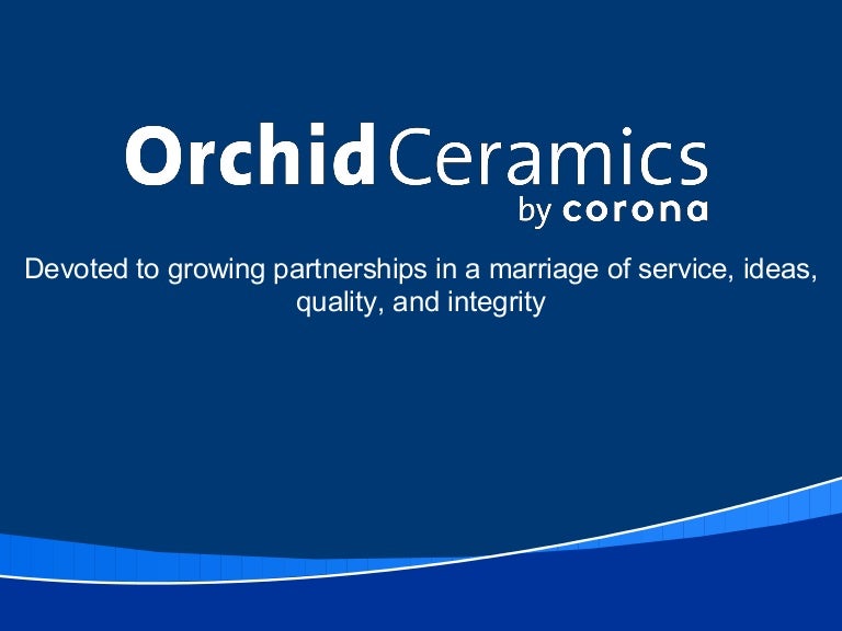 Orchid Ceramics And Corona