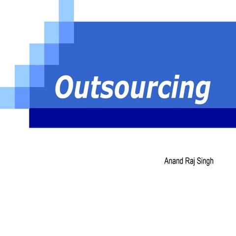 Outsourcing Ppt 1