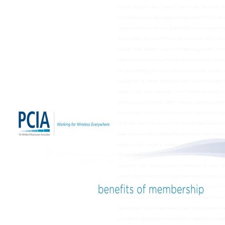 PCIA Membership Brochure