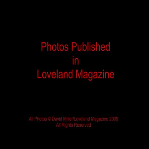Photos Publishedin Loveland Magazine