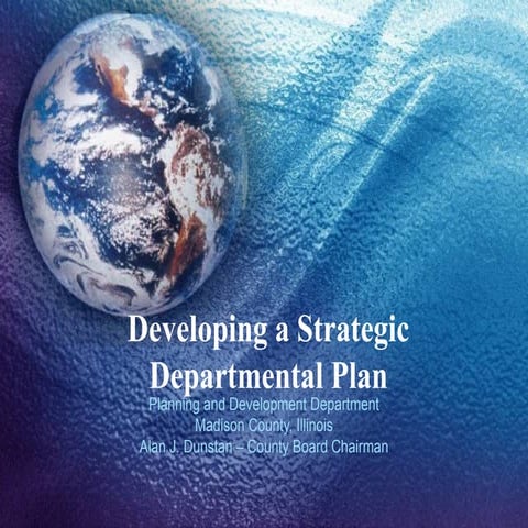 Planning And Development Department Strategic Operational Plan