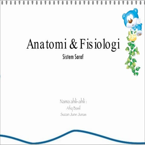 Power Point   Anatomi & Fisiologi (Sistem Saraf)