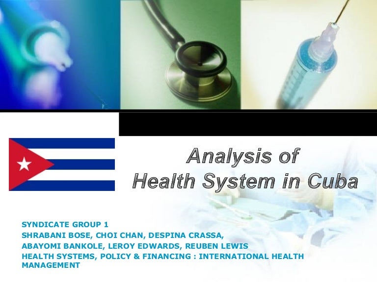 Presentation Health System In Cuba Version 3 2811