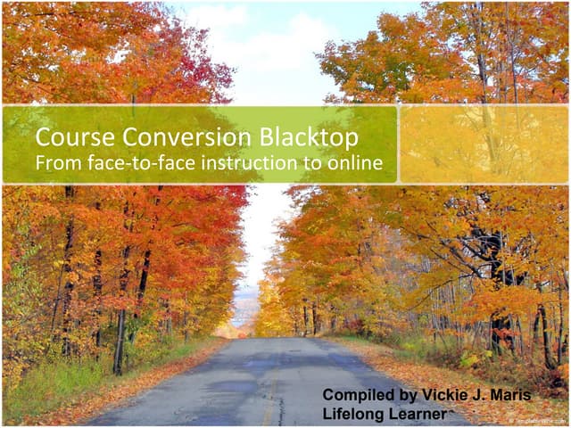 Educational Technology Integrated Project Presentation on Conversion of a Pro...