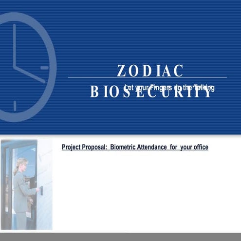 Biotrack - Cloud-based Time and Attendance Solution | PPT