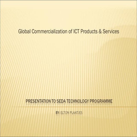 Presentation To Seda Technology Programme