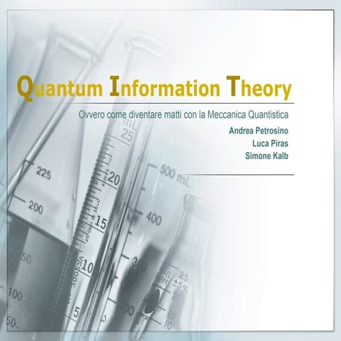 Quantum Information Theory