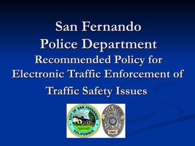 Red Light Camera Presentation