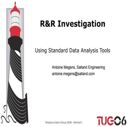 R&R Analysis Using SEDana