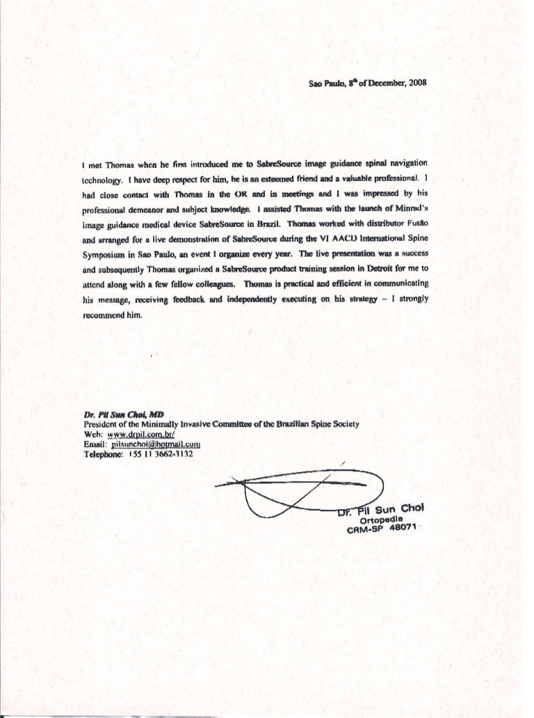 dr letter