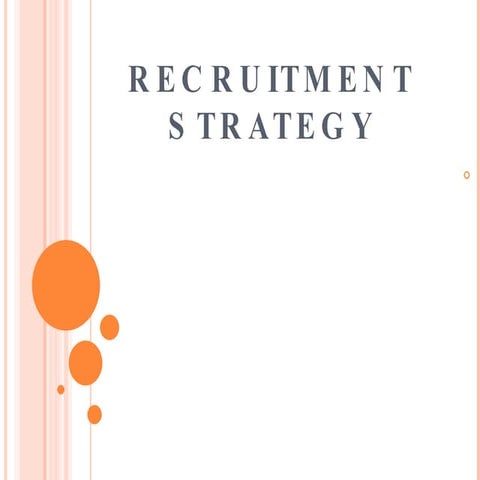 Recruitment Strategy