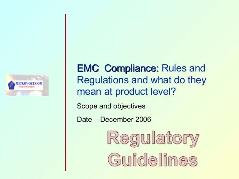 Regulatory Best Practices