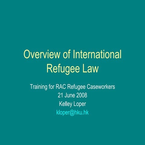 Researching International Human Rights Documents.Seminar