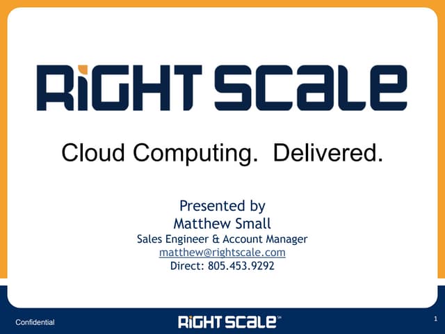 RightScale Introduction, Amazon EBS