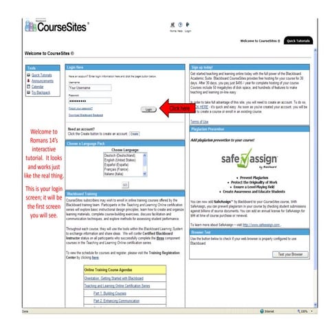 Romans 14 Blackboard Demo