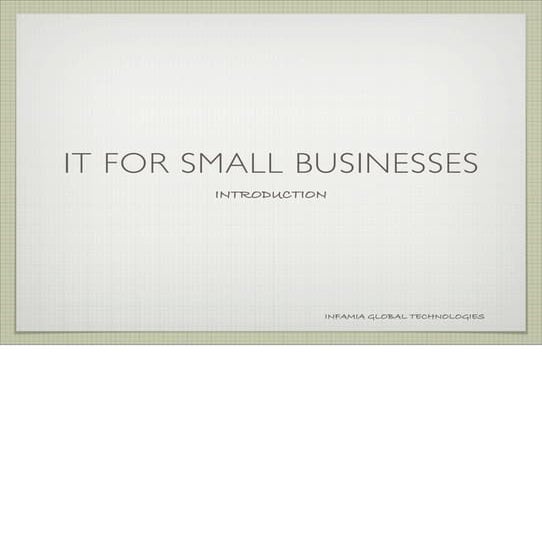 IT Essentials for Startups