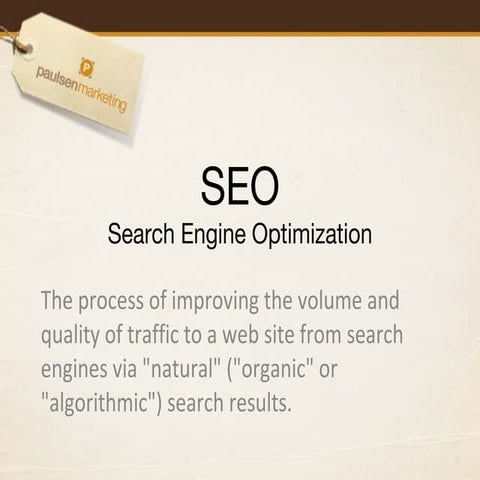 Seo Brown Bag