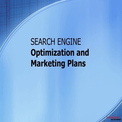 Seo Marketing Plan Ppt