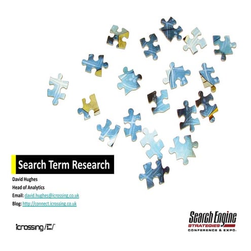 David Hughes iCrossing UK Performance Insight Search Term Research