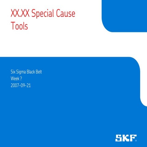 Skfcausewise Special Cause Tool