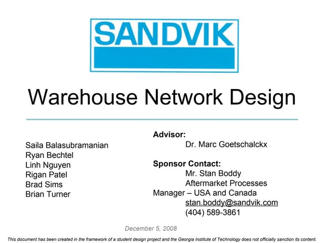 Sandvik Mining And Construction Final Presentation | PPT