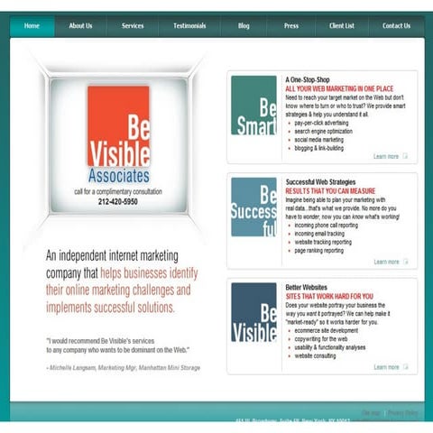 Search Engine Marketing  Be Visible