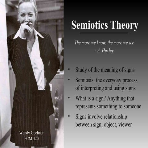 Semiotics Speech
