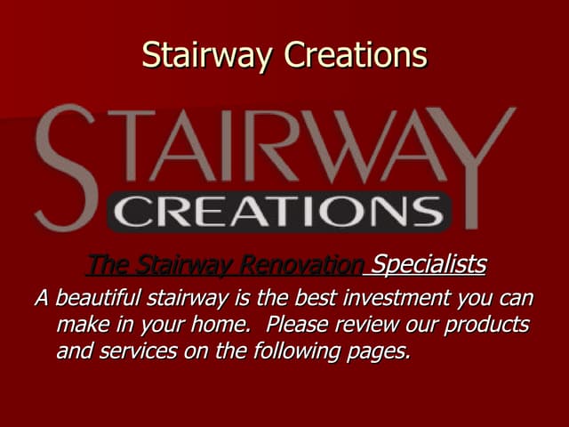 Stairway Creations Powerpoint