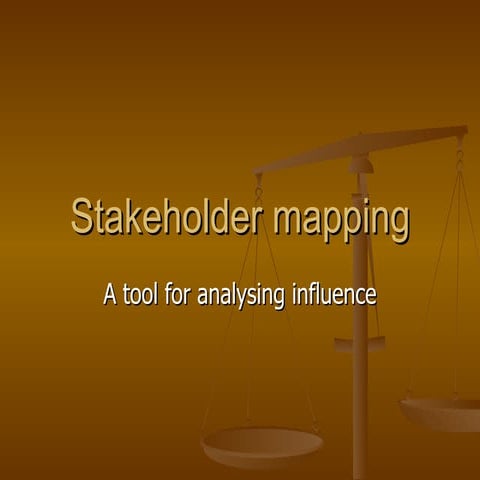 Stakeholder Mapping