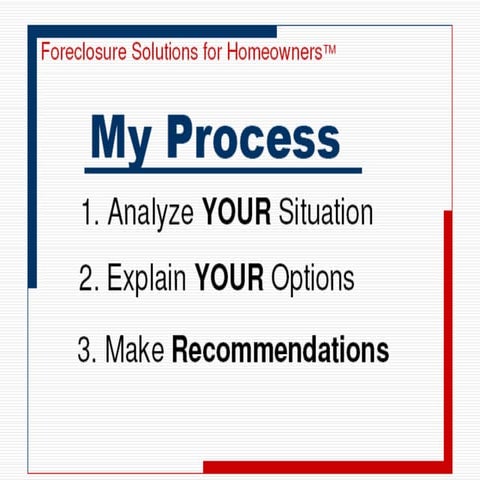 Stop Foreclosure Presentation