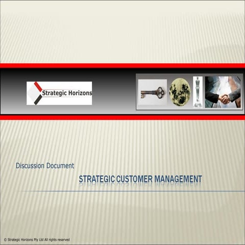 Strategic Customer Managment  L In