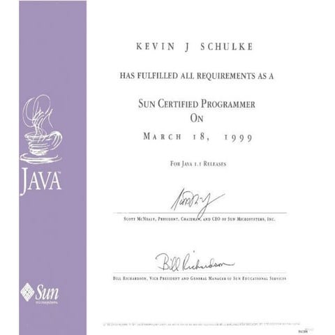 Sun Certified Java Programmer
