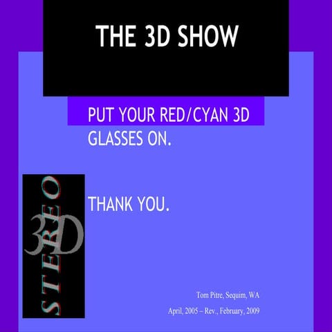 The 3 D Show