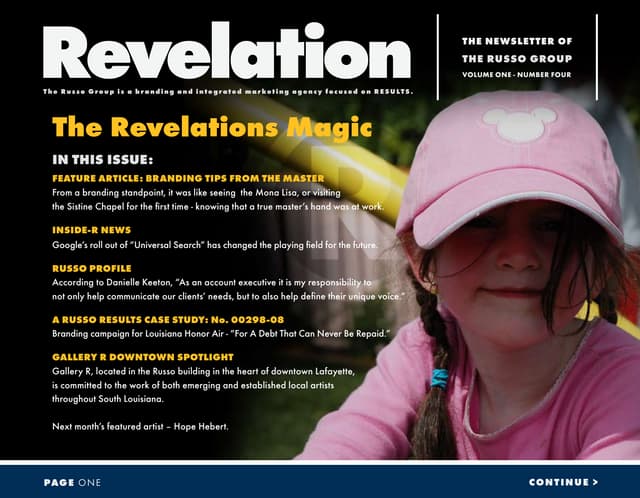 Russo Revelation Brand Magic - vol. 1.4