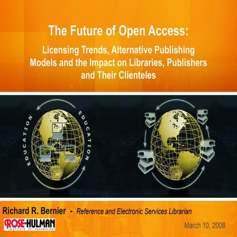 The Future Of Open Access