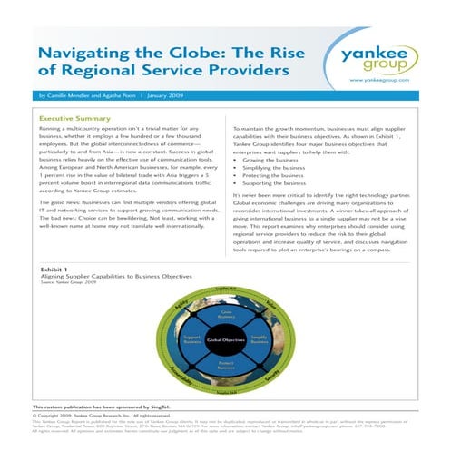 Rise Of Regional Service Providers