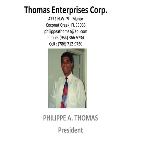 Thomas Enterprises Corp