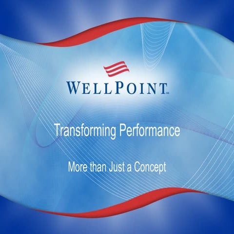 Transforming Performance Presentation