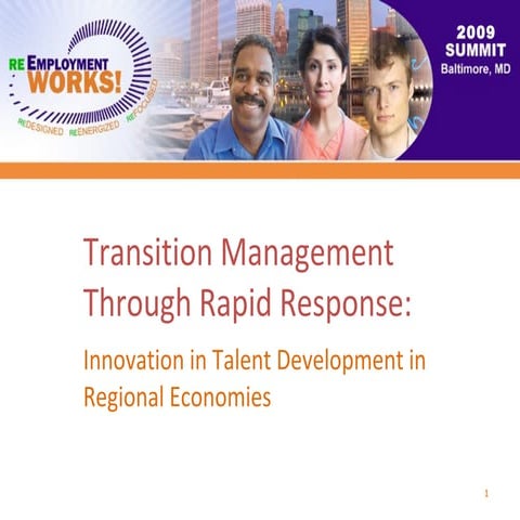 Transition Management In Regional Economies   Reemployment Works Final