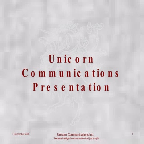 Unicorn Company Overview