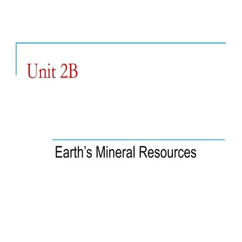 Unit 2 B Notes Metal Uses Redox 08 09