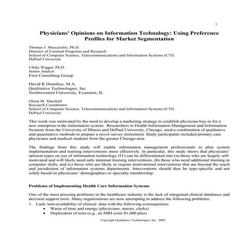 Univ. of IL Physicians Q Study